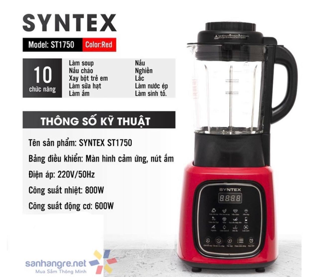 Máy xay nấu đa năng Syntex ST1750