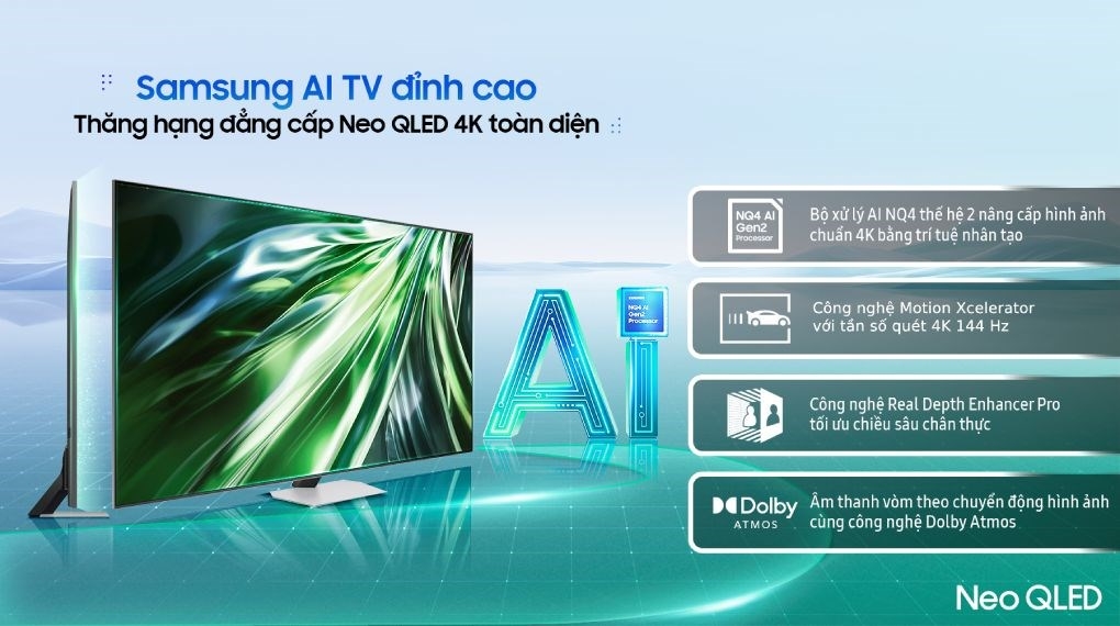 NEO QLED Tivi 4K Samsung 65 inch 65QN90D Smart TV