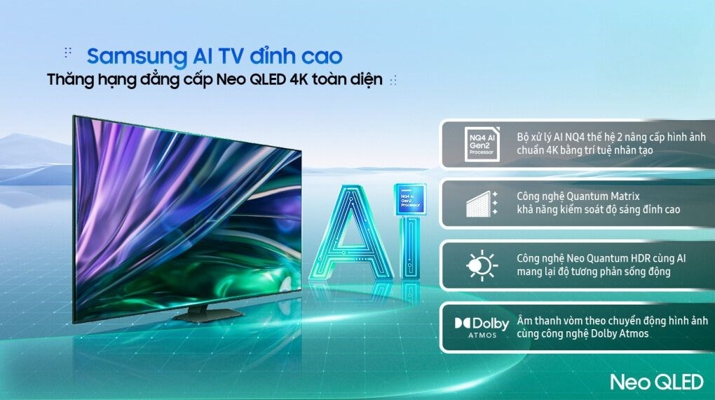 NEO QLED Tivi 4K Samsung 75 inch 75QN85D Smart TV