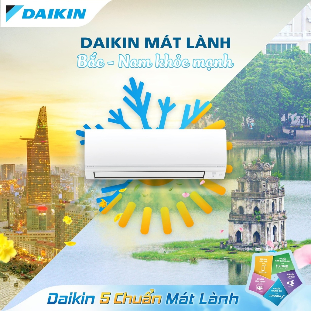 Điều hòa Daikin 12000BTU 1 chiều FTF35UV1V