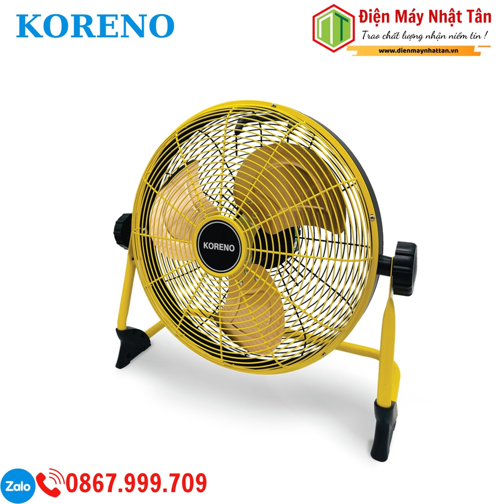 Quạt sạc tích điện lưu điện Koreno KN-114