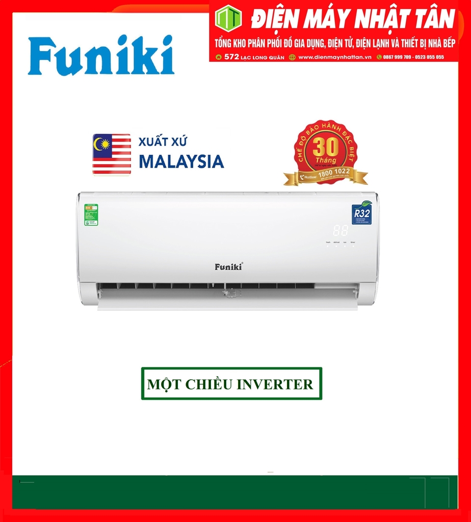 Điều Hòa Funiki 1 chiều Inverter 18.000btu HIC18TMU
