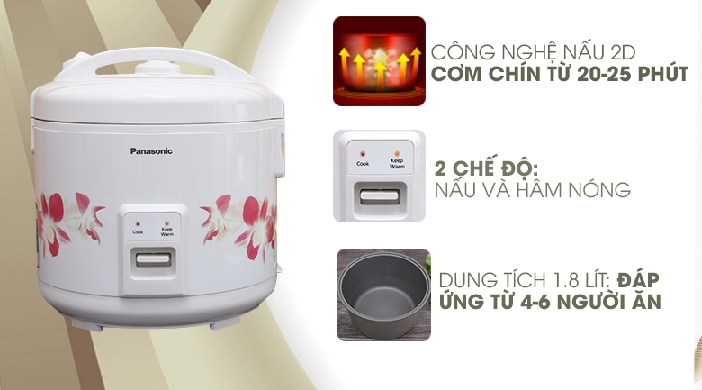 Nồi cơm điện Panasonic MVN187HRA