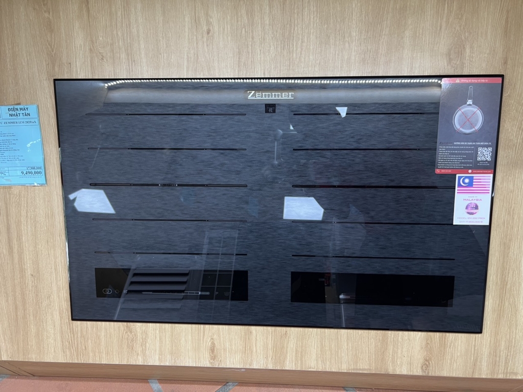 BẾP TỪ ZEMMER IZM 282 PROX GREY ( Tặng thêm bộ nồi cao cấp)