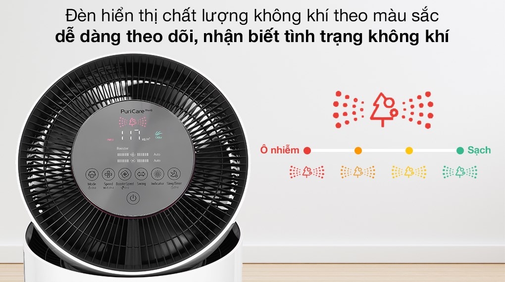 Máy lọc không khí 2 tầng LG PuriCare AS10GDWH0.ABAE 70W