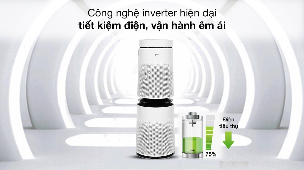 Máy lọc không khí 2 tầng LG PuriCare AS10GDWH0.ABAE 70W