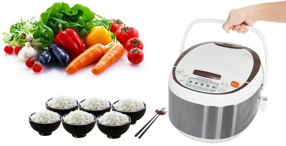 Nồi cơm điện Lock&Lock dung tích 1.8L EJR351BRW