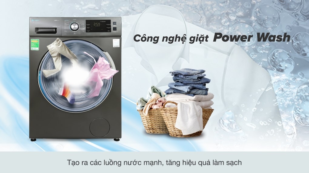 [Chân đế máy giặt] - Máy giặt Casper Inverter 10.5 kg WF-105I150BGB