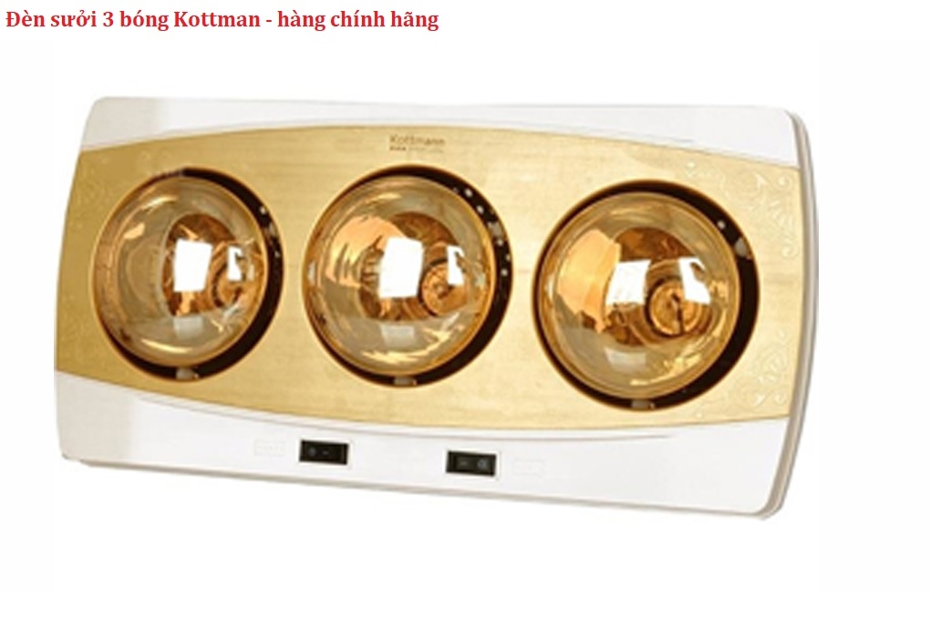 Đèn sưởi Kottmann 3 bóng K3B-Q – Hàng chính hãng