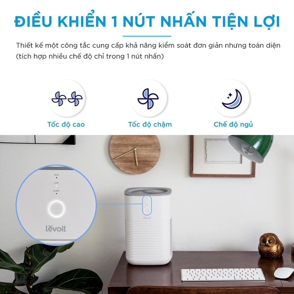 Máy lọc không khí xông tinh dầu Levoit LV-H128