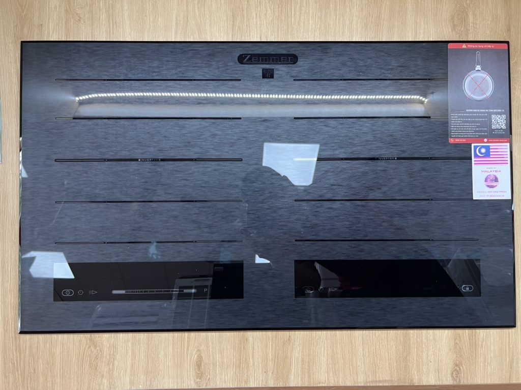 BẾP TỪ ZEMMER IZM 282 PROX GREY ( Tặng thêm bộ nồi cao cấp)