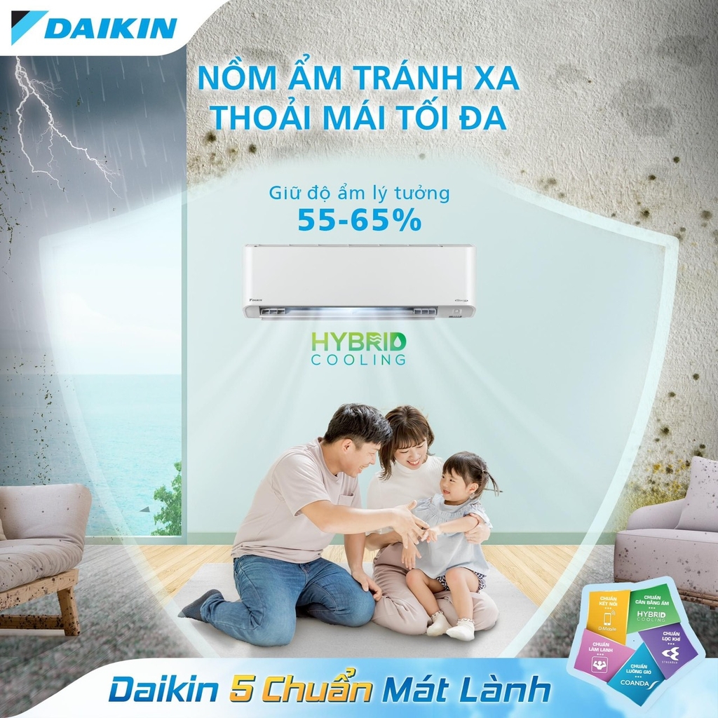 Điều hòa Daikin 12000BTU 1 chiều FTF35UV1V