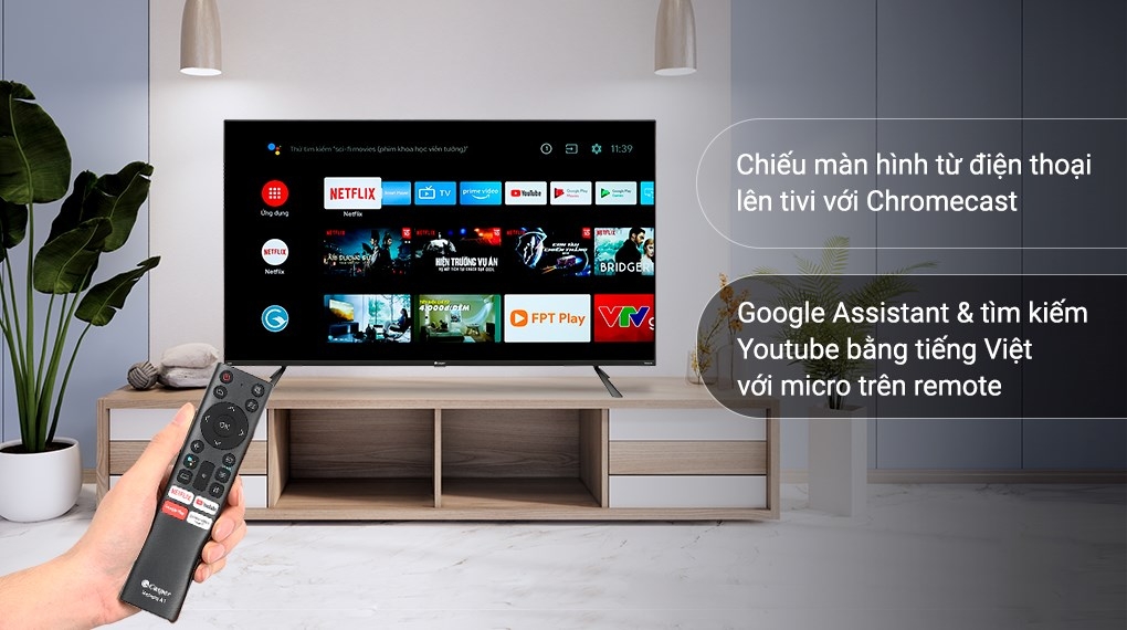 Android Tivi QLED 4K 55 inch Casper 55QG8000