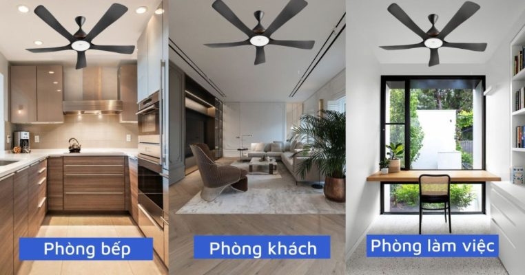 Quạt trần thông minh Panasonic 5 cánh có đèn F-60DGN