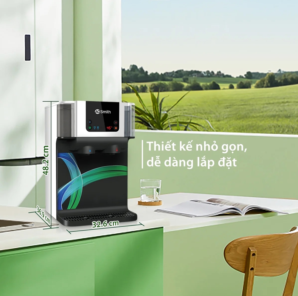 Máy Lọc Nước Đặt Bàn A. O. Smith ROSS™ ECO-AOC75PUR (NEW)