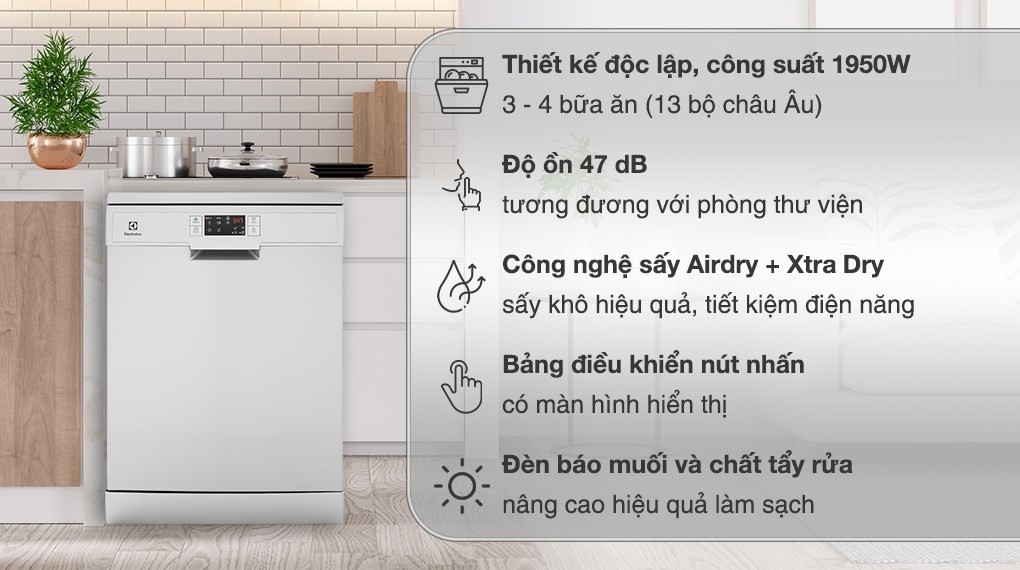 Máy rửa chén độc lập Electrolux ESF5512LOX