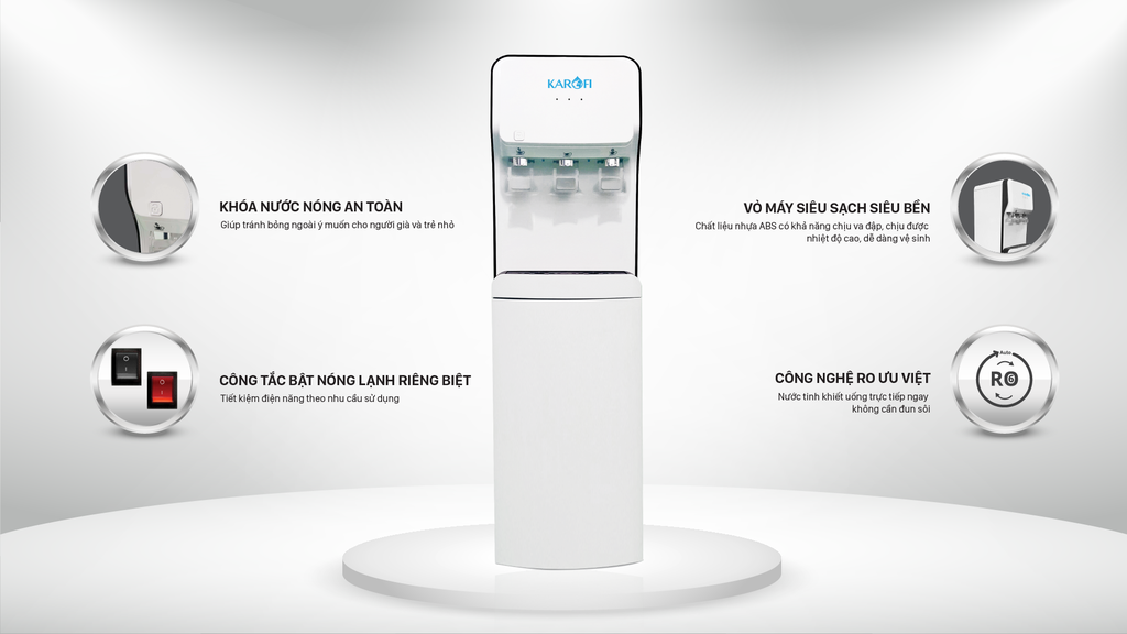 Máy lọc và làm nóng lạnh nước HC18RO