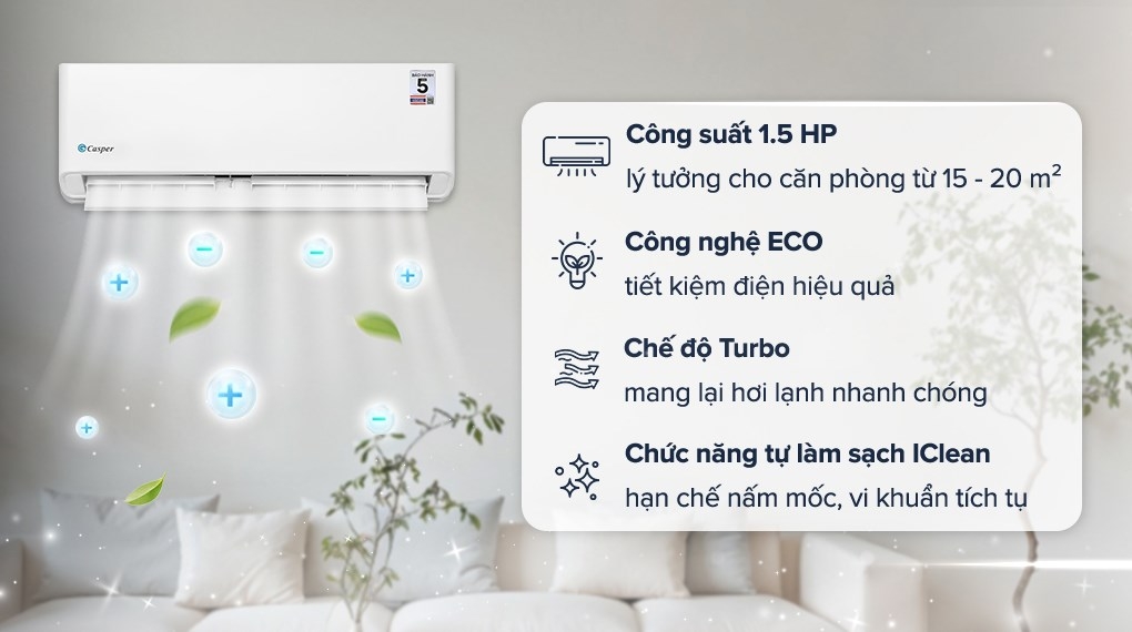 Điều hòa 12000BTU Casper 1 chiều SC-12FB36A