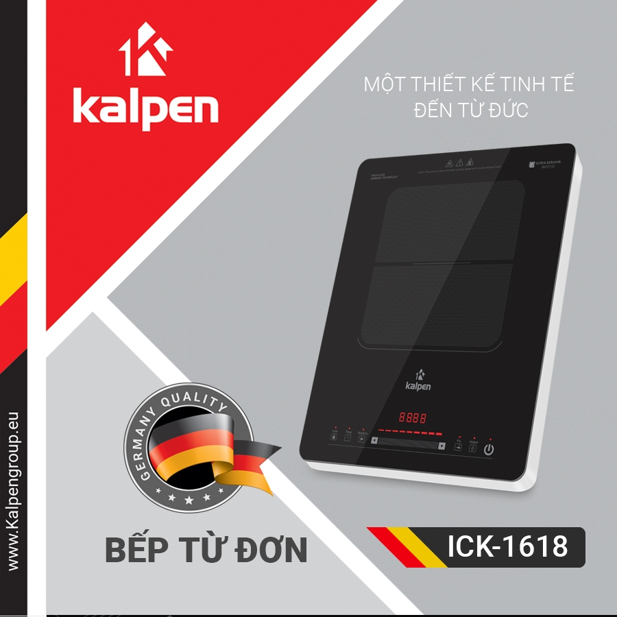 Bếp từ đơn Kalpen ICK-1618, công suất 2200W