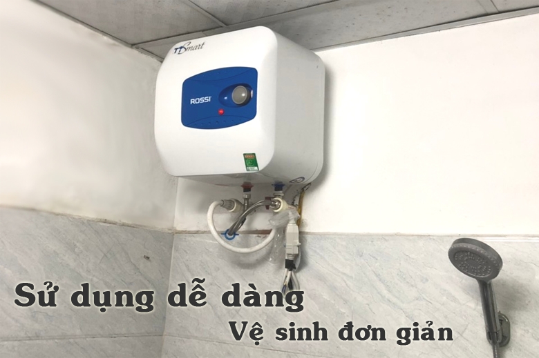 Phòng trọ có nên lắp bình nóng lạnh Rossi 30 lít Blanc RBC-30SQ?