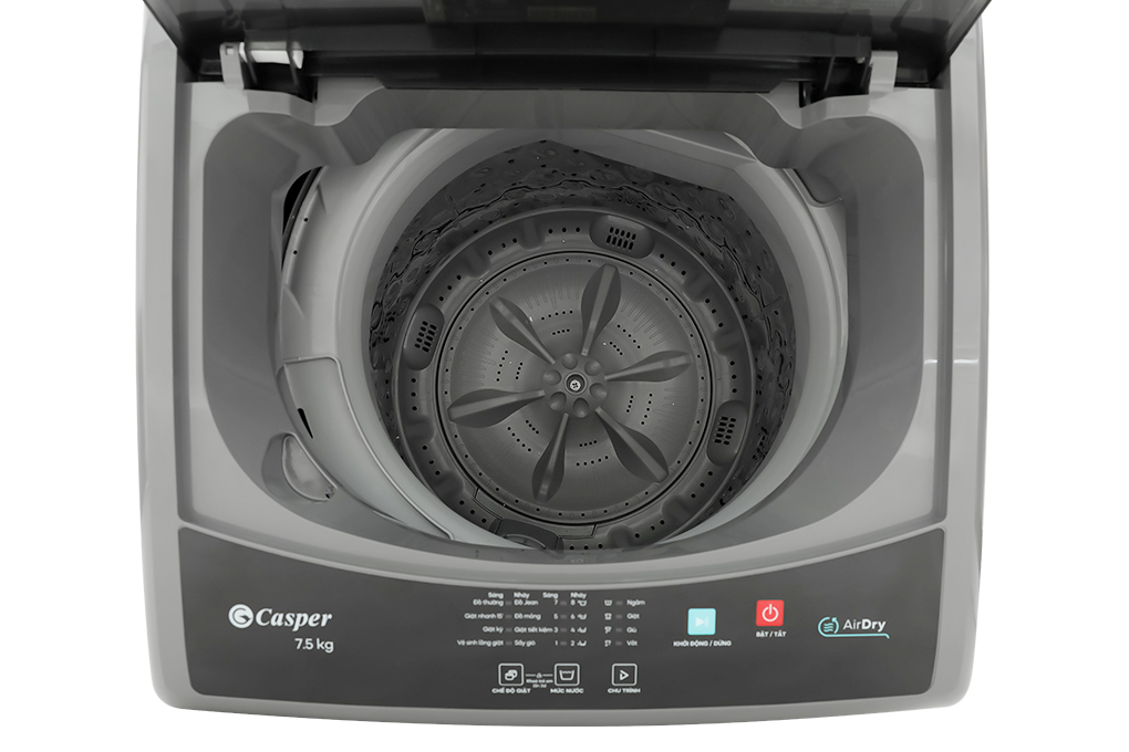 [Chân đế máy giặt] - Máy giặt Casper 7.5 kg WT-75NG1- Mới 2023