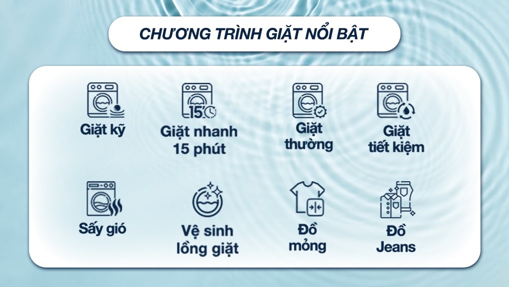 [Chân đế máy giặt] - Máy giặt Casper 7.5 kg WT-75NG1- Mới 2023