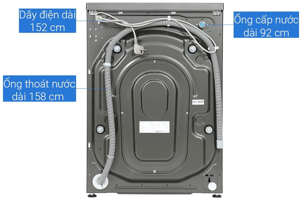 [Chân đế máy giặt] - Máy giặt Casper Inverter 10.5 kg WF-105I150BGB
