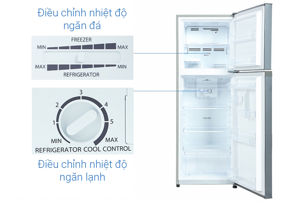 Tủ lạnh Casper Inverter 238 lít RT-250VD