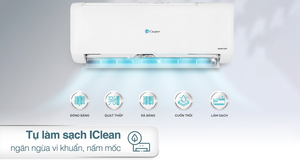 Điều hòa Casper 1 chiều Inverter 1HP-9.500BTU GC-09IS35