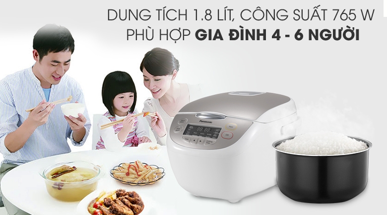 Nồi cơm điện Panasonic CR-CP188NRA