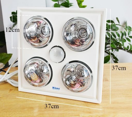 Đèn sưởi 4 bóng âm trần – H4B
