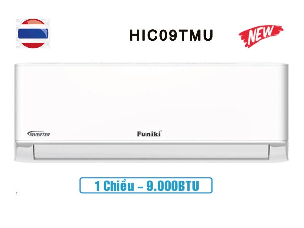Điều hòa Funiki Inverter 1 chiều 9000BTU HP HIC09TMU