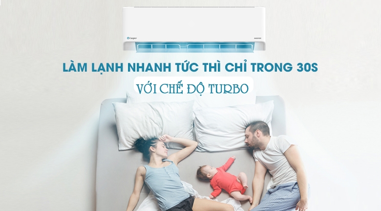 Điều hòa Casper 1 chiều Inverter 12.000BTU GC-12IS33