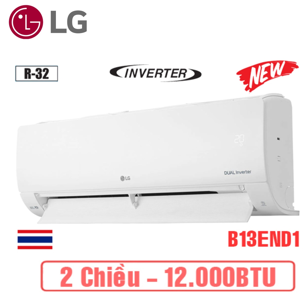 Điều hòa LG 12.000 BTU 2 chiều inverter B13END1