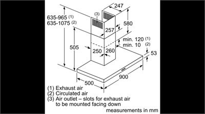 Hút Mùi Bosch DWB97DM50B Điều Khiển Cảm Ứng Hiện Đại