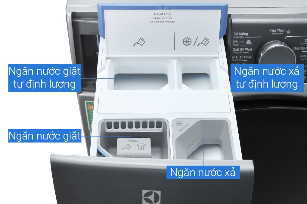 Máy giặt Electrolux Inverter 11 kg EWF1141SESA - Màu Xám