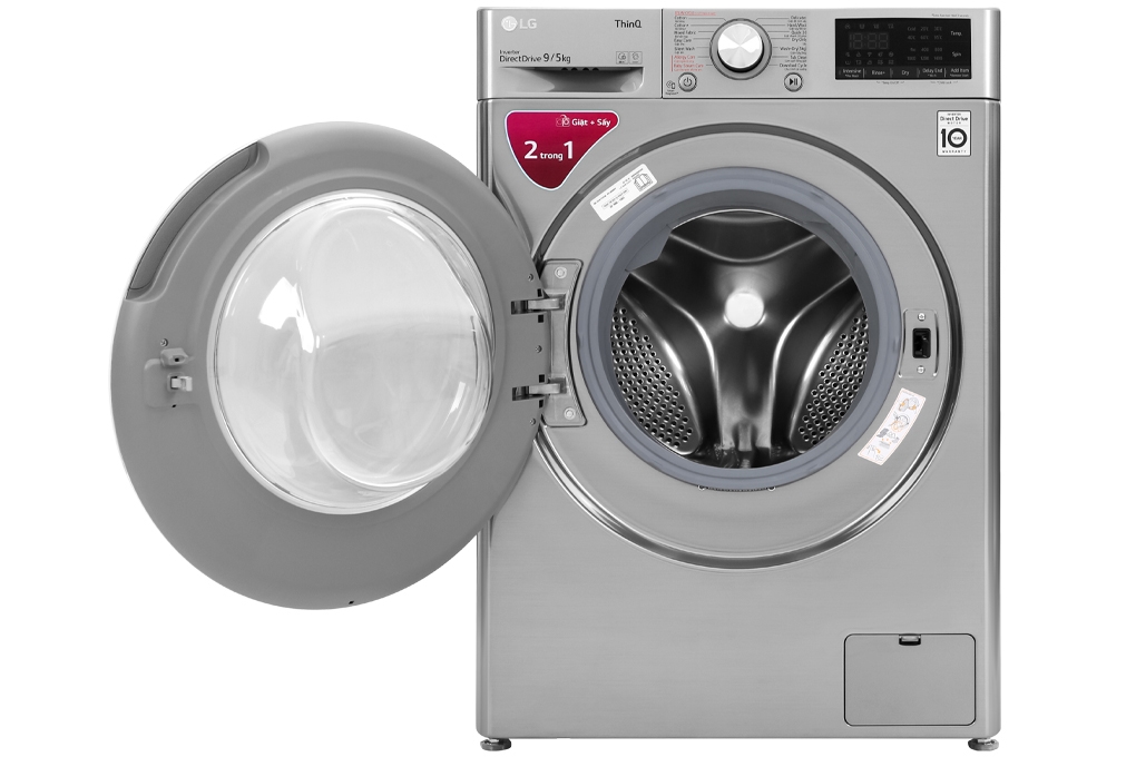 Máy giặt sấy thông minh LG AI DD 9kg+ sấy 5kg FV1409G4V