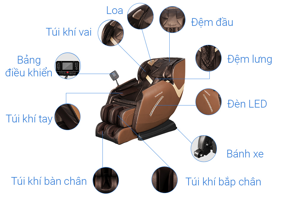 Ghế Massage Daikiosan DKGM-00002