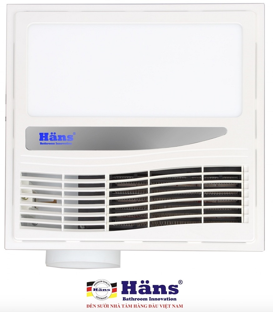 Quạt sưởi nhà tắm âm trần Hans điều khiển từ xa HA-R