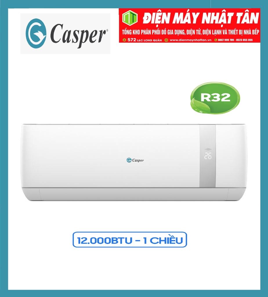 Điều hòa Casper 12000 BTU 1 chiều KC-12FC32 (Model 2021)