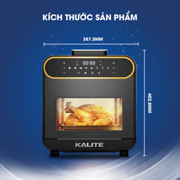 Nồi chiên không dầu hơi nước Kalite 15 lít STEAM PRO