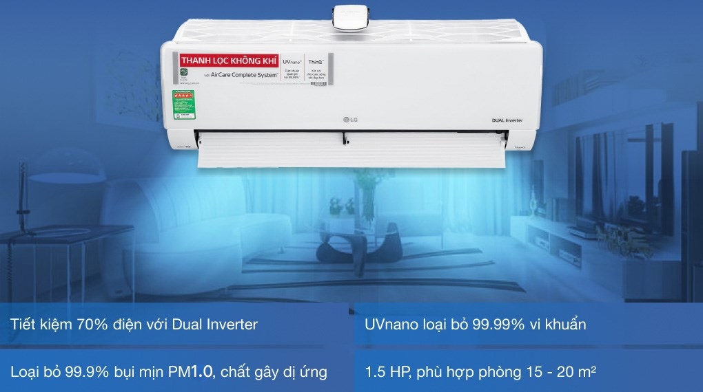 Điều hòa LG 12.000BTU 1 chiều inverter V13APFP