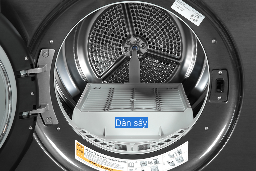 háp giặt sấy LG WashTower Inverter giặt 14 kg - sấy 10 kg WT1410NHB