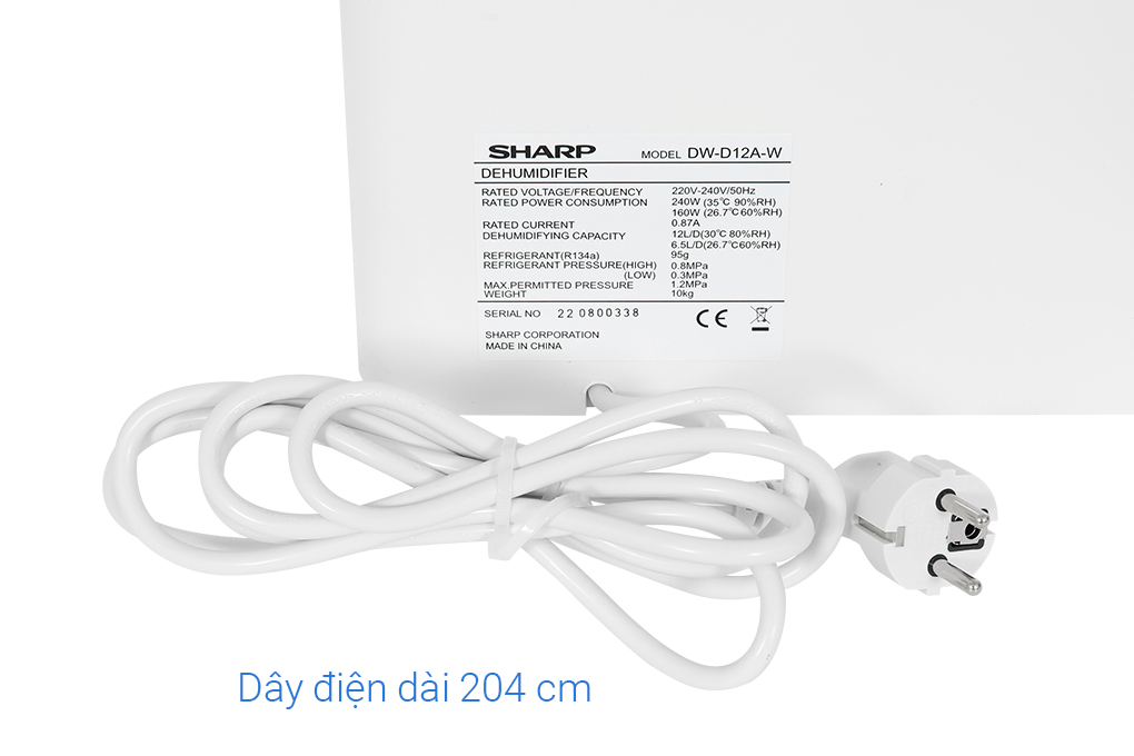 Máy hút ẩm Sharp DW-D12A-W