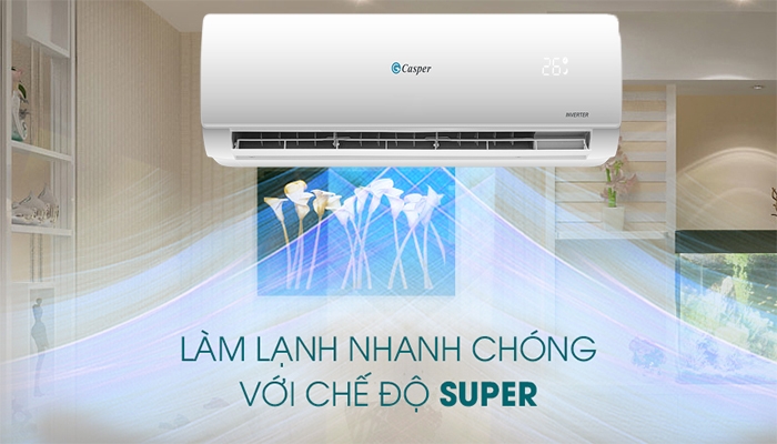 Điều hòa Casper inverter 1 chiều 9000 BTU MC-09IS33