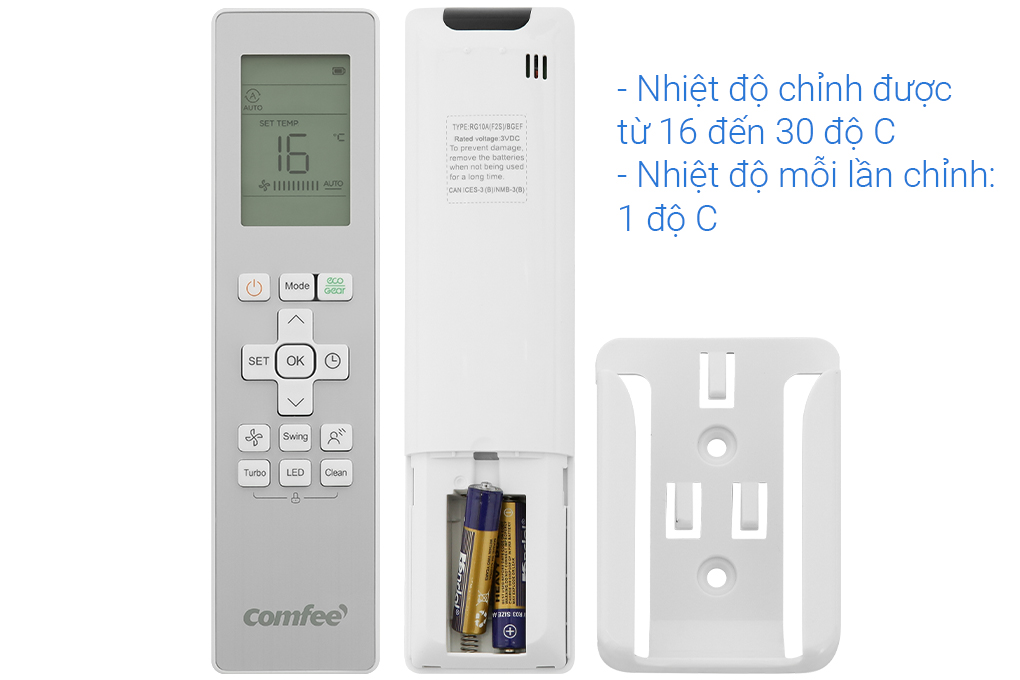 Điều hòa Comfee Inverter 9.500BTU CFS-10VDGF-V ( Tặng công lắp đặt)