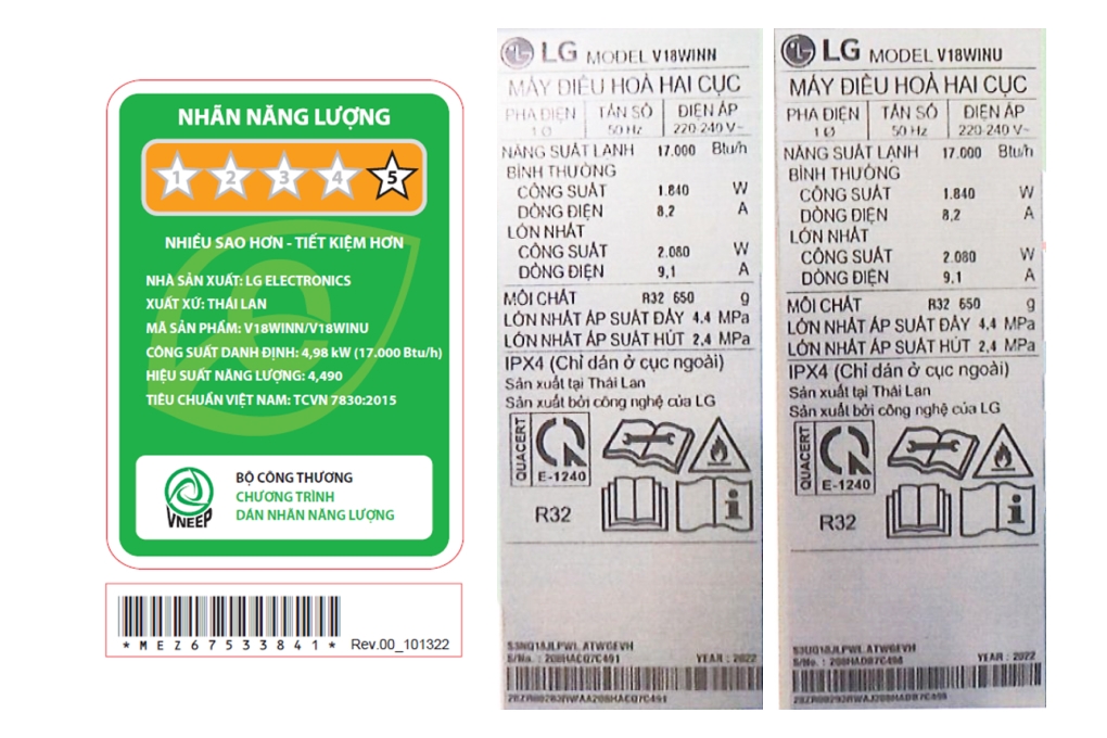 Điều hòa LG 1 chiều Inverter 18000 BTU V18WIN