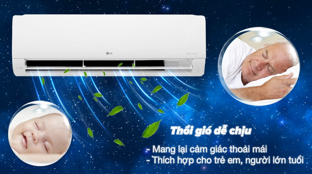 Điều hòa LG 1 chiều Inverter 21.000BTU V24WIN