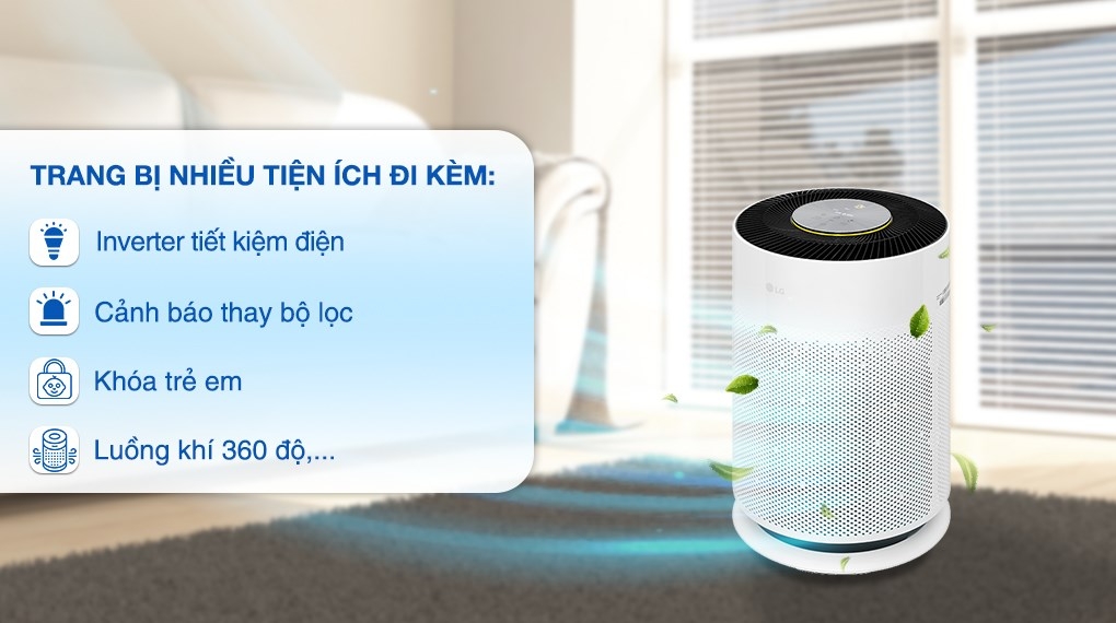 Máy lọc không khí LG Puricare 360 Hit AS60GHWGO.ABAE