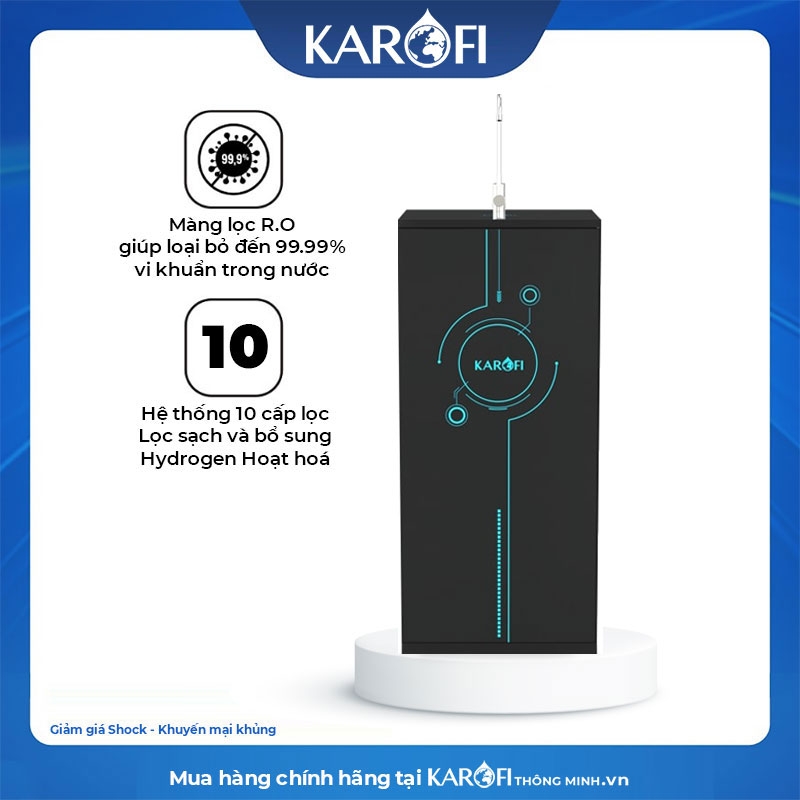 Máy lọc nước Karofi ERO100V – Mẫu 2023